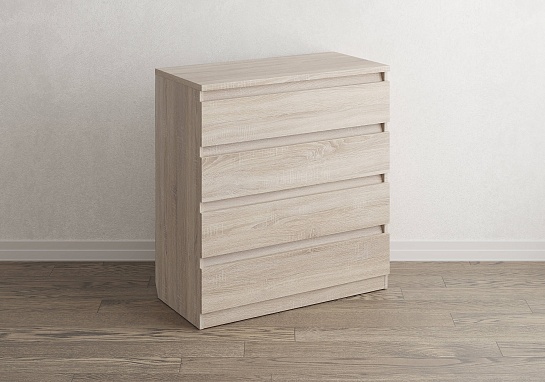 Комод Aksel 4 ящика (дуб сонома)